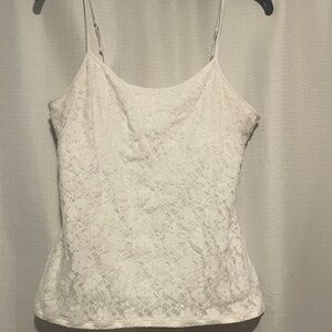 Express White Lace Camisole Top